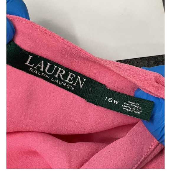 Lauren Ralph Lauren pink Chic Pink Sleeveless Dress size 16 - Picture 2 of 5